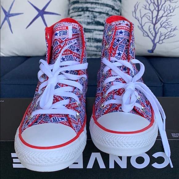 Converse CTAS Hi University red/white MEN’s - Picture 7 of 16